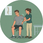 Reduced spinal or limb mobilityReduced spinal or limb mobility